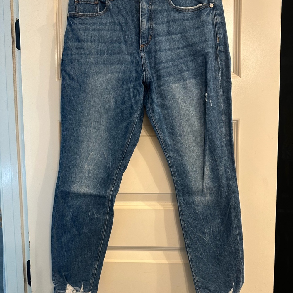 LOFT Slim Blue Denim Jeans- 8